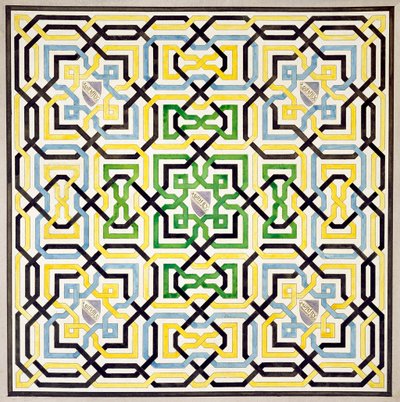 Mosaic design from the Alhambra by James Cavanagh Murphy